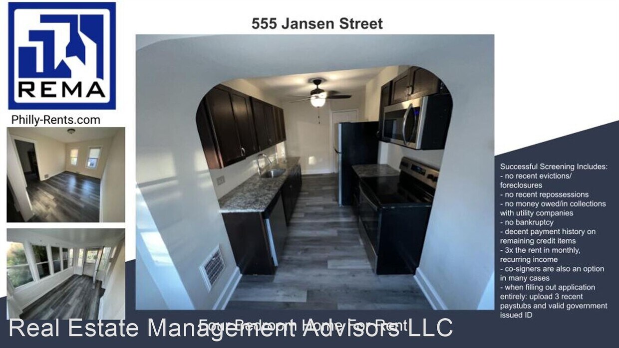 555 Jansen Ave, Tinicum Township, PA 19029 House Rental in Tinicum