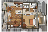 1 Bedroom Loft  w/ Garage