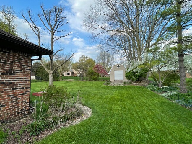 Side yard - 653 Moccosin Rd