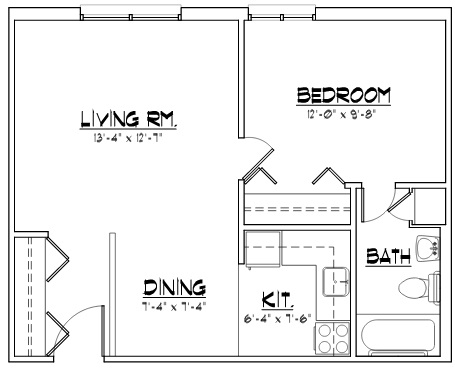 The Aspen - Lincoln Manor Senior Apartments