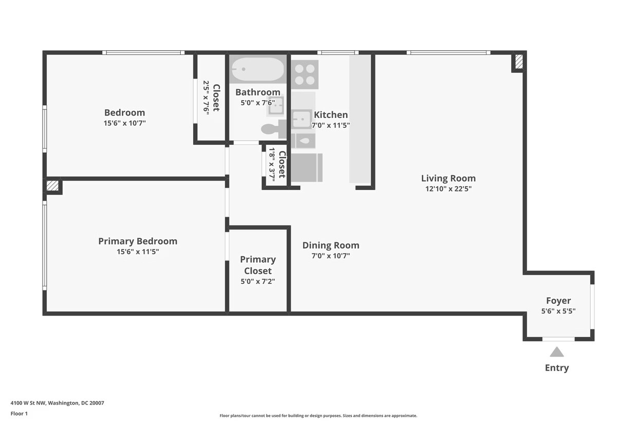 layout - 4100 W St NW (Washington, DC)