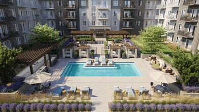 Pool Deck - Rye Apartments