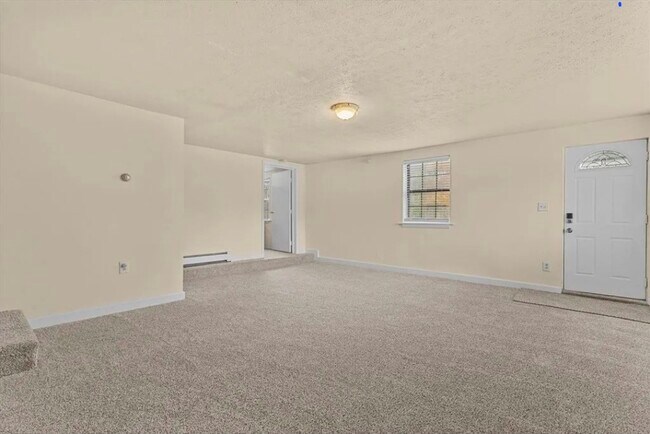 Main living area with fresh wall to wall carpet - 333 Groveland St