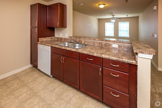 1BR, 1BA - 727SF - Kitchen - The Gardens Senior Apartments