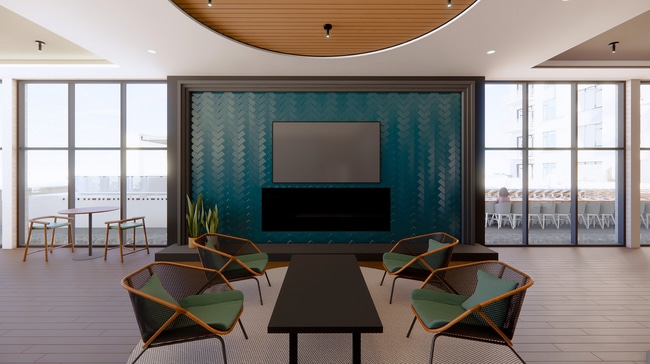 NOVA Club Room with Fireplace - NOVA