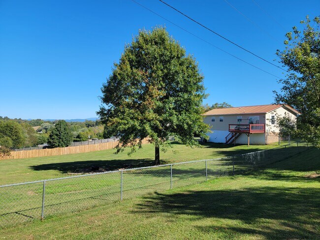 Fenced back yard - 1325 Holly Creek Rd