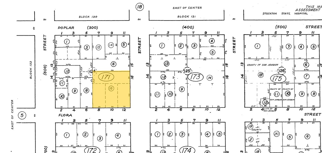 Mapa de la parcela - Claremont Manor Apartments