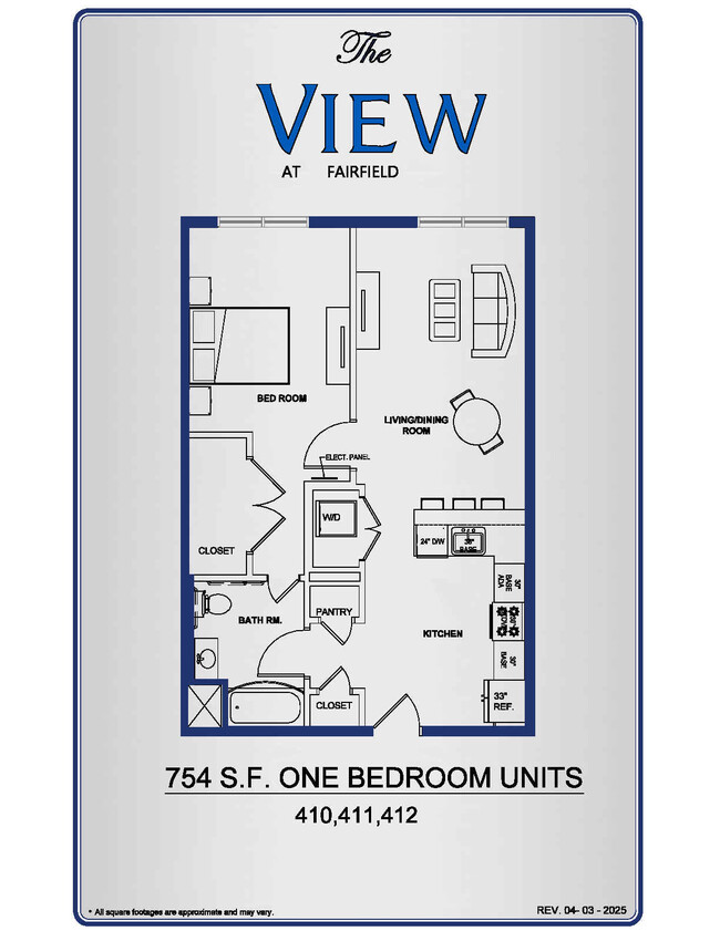 Units 410, 411, 412 - The VIEW at Fairfield