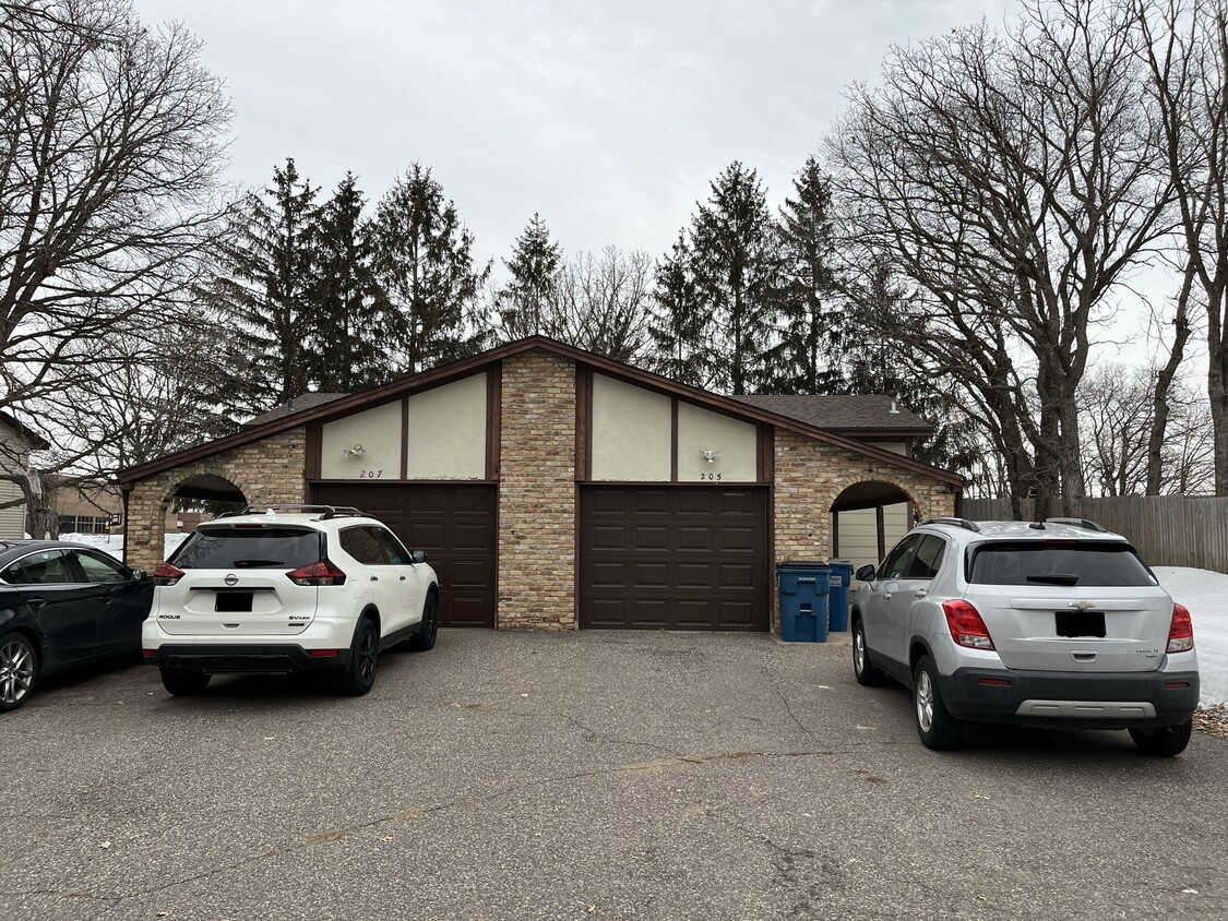 Front of the house - unit 205 is on the right - 205 Northdale Blvd NW