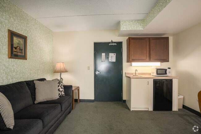 Single Suite - 250SF - Lake-View Living Studio Suites