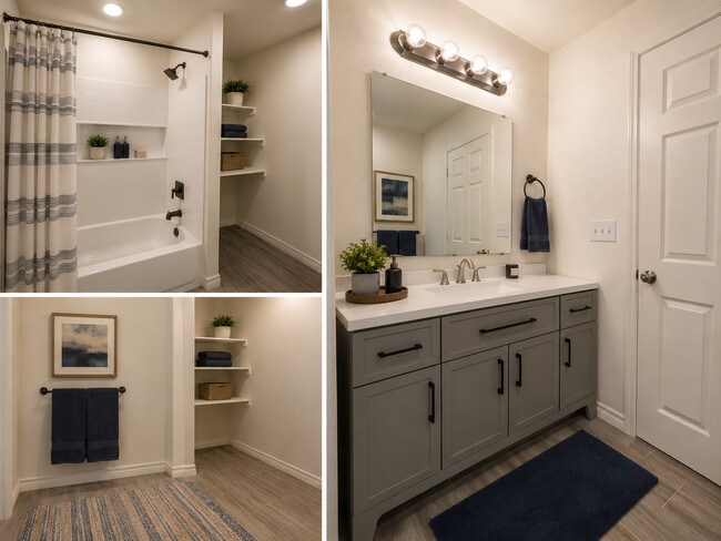 3 Bedroom Master Bath - Foster Heights Apartments