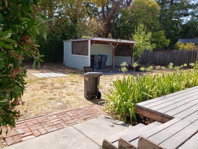 Outdoor Shed with Shaded Area - 1409 Park Ave