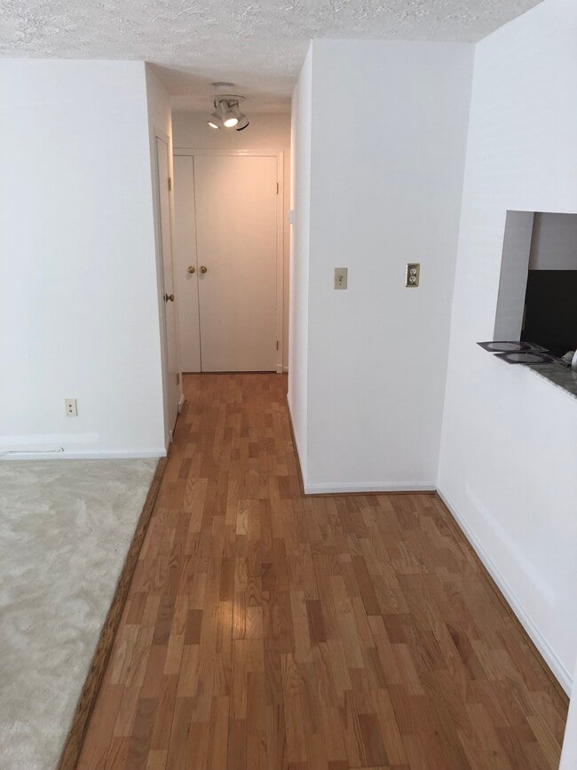 HALL WAY WITH LIVING ROOM OFF TO THE LEFT, KITCHEN TO THE RIGHT AND LAUNDRY ROOM AT THE END OF HALL. BEDROOMS ON LEFT AND RIGHT AT THE END OF THE HALL. - 11510 Little Patuxent Pkwy