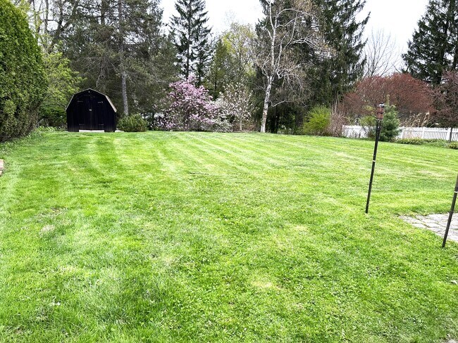 Very large private fenced in yard - 8 Beechwood Rd