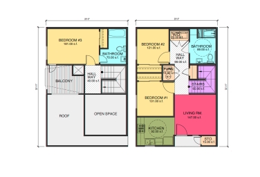 1052 ft² - Verde Palms Apartments