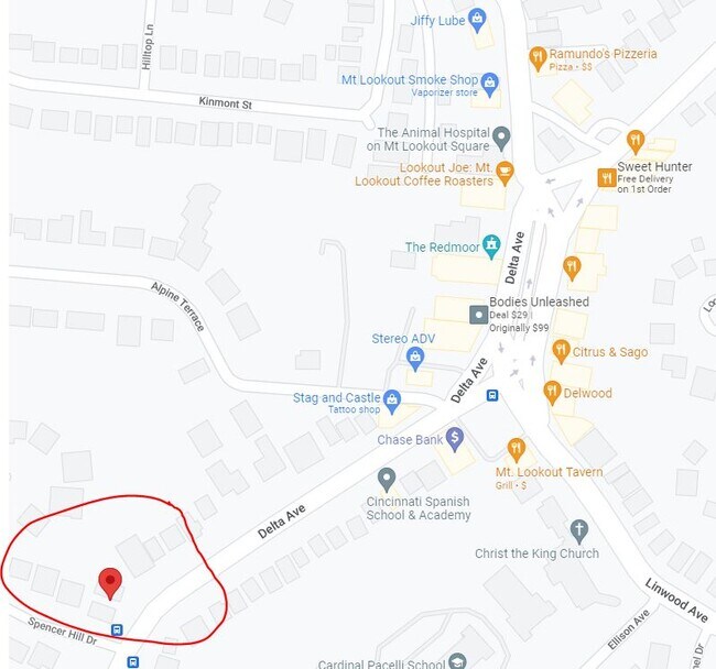 A una cuadra de Mt Lookout Square - 769 Delta Ave