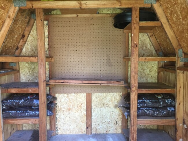 Shed Interior - 4912 Angelia Dr