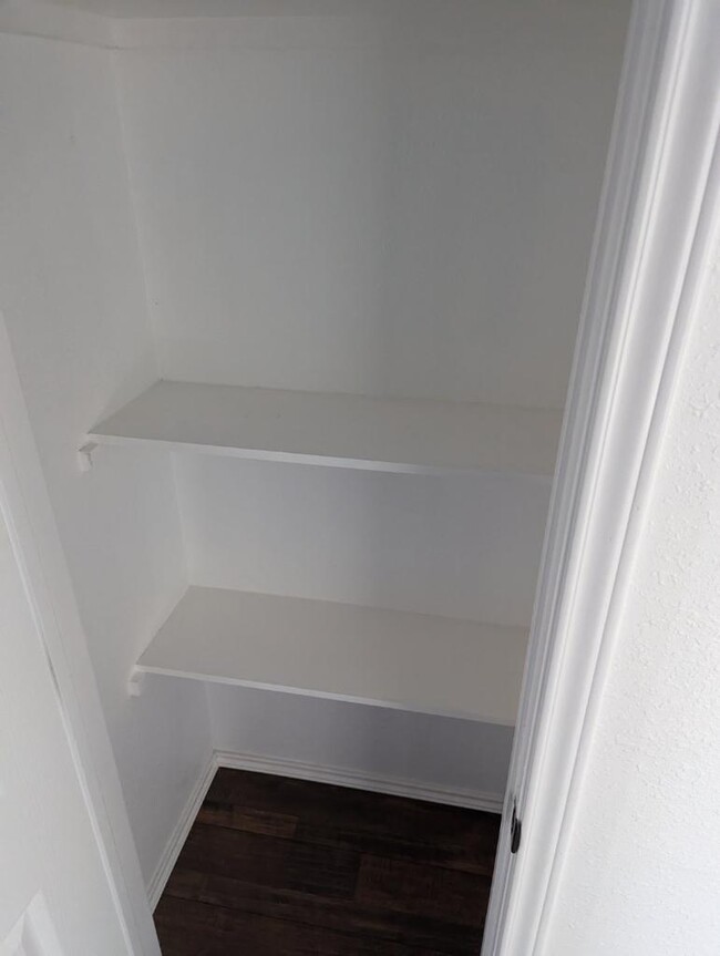 closet shelving - 107 W Mesquite St