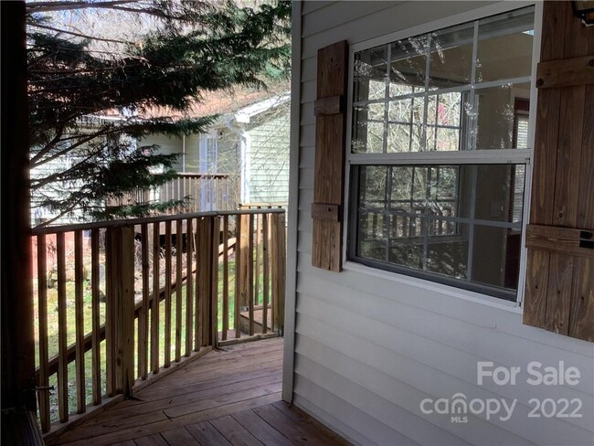 Looking back at the steps leading up from driveway - 121 Hemphill Rd