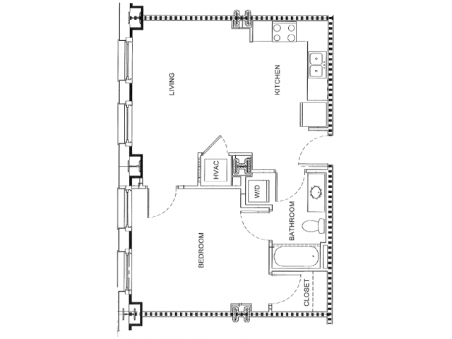 Interior Photo - Hibernia Tower Apartments