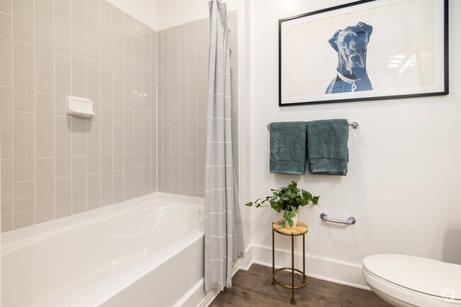 1BR, 1BA - 756SF-A1-Bathroom - The Maggie Flats