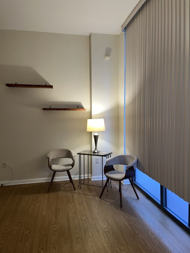 Window view - 440 L St NW