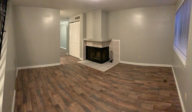 Living room fire place - 6849 W Maxwell Ln