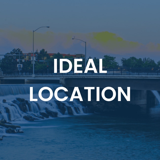 Idaho Falls Waterfall - The Atlas Apartments