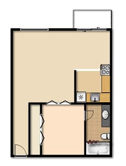 1HAB/1BA - Forest Glen Apartments