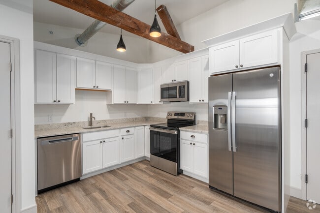 2BR, 1BA - 705SF - Kitchen - Quaker Safety Lofts