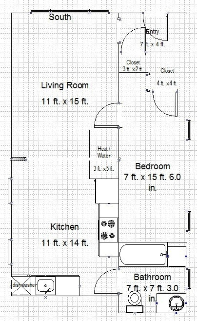 Photo - Spacious 1bed in Bucktown!  Central Air, Dishwasher, FREE Laundry & Internet! Apartment