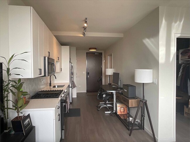 Kitchen and workspace area - 2480 N Milwaukee Ave