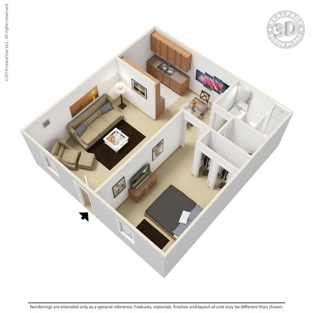 1BR/1BA - University Square