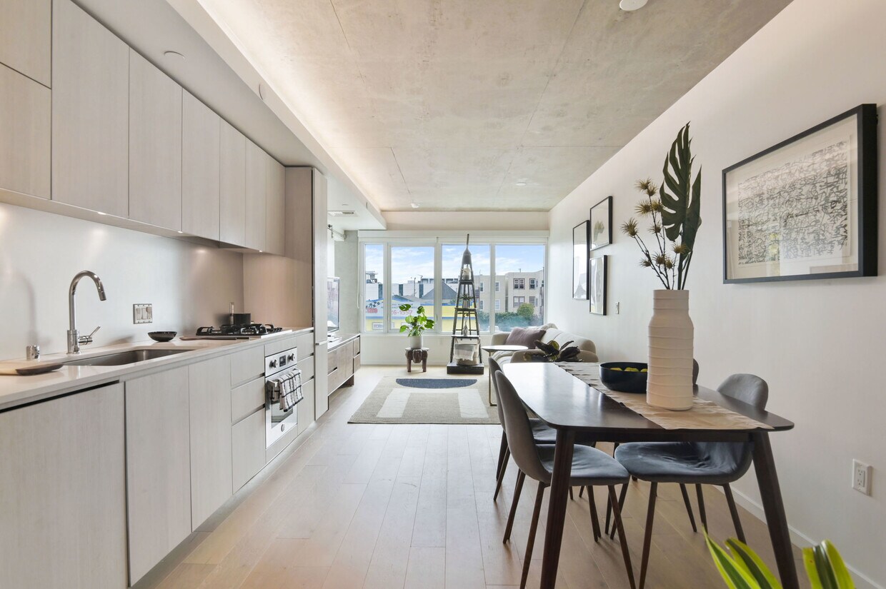 Industrial chic condo in the Mission available now! - 338 Potrero Ave