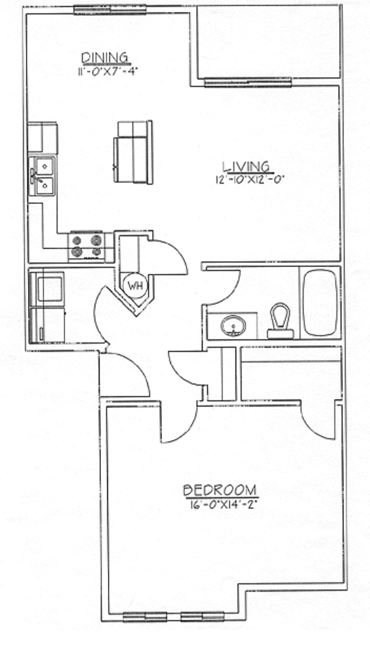 1 hab/1 ba - Heritage Park Apartments