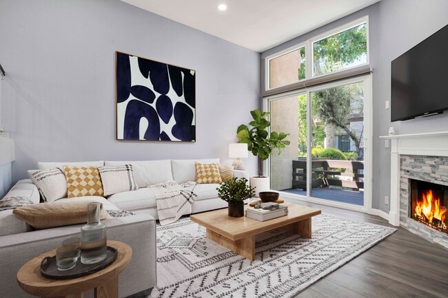 Living Room - 9000 Vanalden Ave