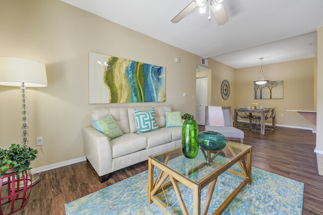 Model Living and Dining Room - Gables Oak Creek