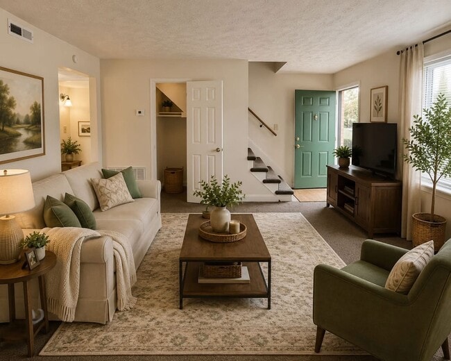 Digitally staged with ChatGPT to show true potential. - The Woods Apartments