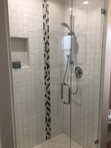 H6 New shower - Hesby Cottages