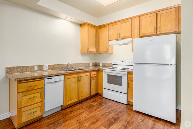 1BR, 1BA - 540SF - Kitchen - Andalucia Senior Apartments