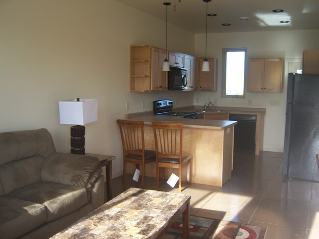 Open Kitchen, living, dining main floor - 2308 Peters Dr