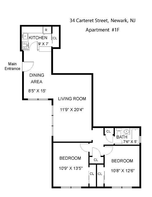 2BR/1BA - Nyendak Apartments