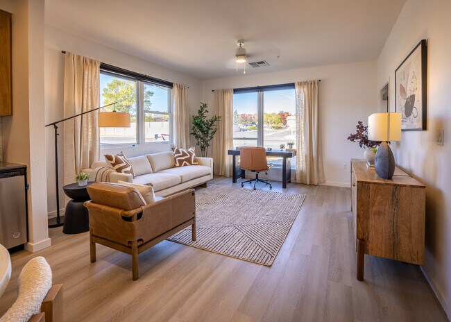 Sala de estar - The Dillon Luxury Apartments