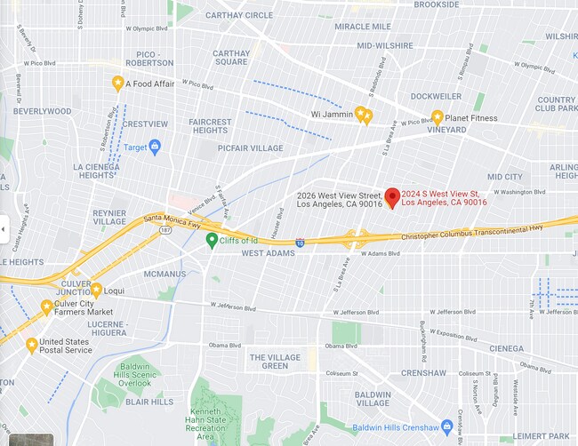 Map of Area - 2024 S West View St