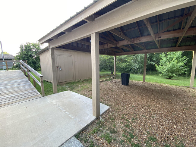 covered parking and storage - 33 White Oak Dr