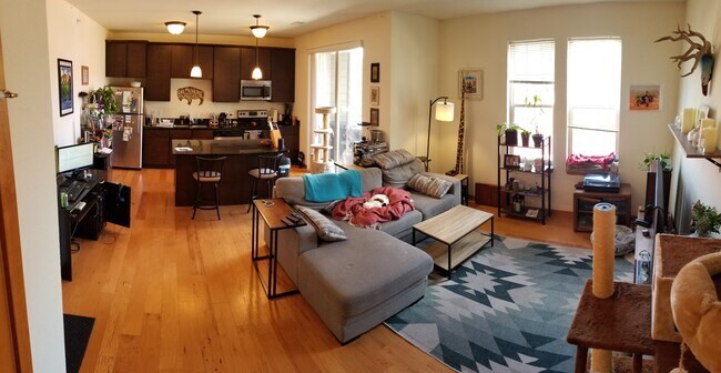 Open floor plan, kitchen and living room - 2628 Arbor Dr