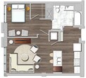 1 Bedroom B2