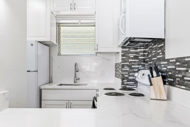 Quartz Counters and Backsplash - 1063 Lower Main St