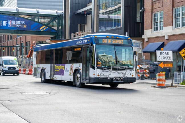 Avon relies on the bus for public transportation.