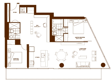 2BR/2BA - Burano Condominiums